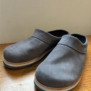 Merrell Women's Juno Gray Suede Leather Clogs 8